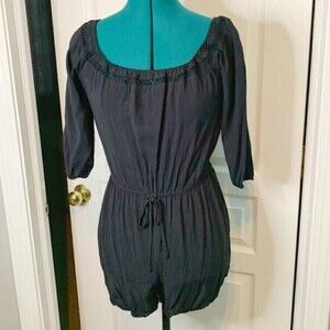 Abercrombie & Fitch Off the Shoulder Casual Summer One Piece Lightweight Romper